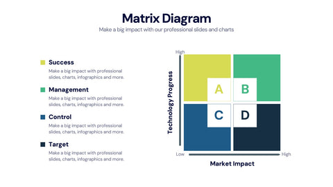 Matrix Diagram Infographics