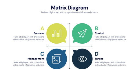 Matrix Diagram Infographics