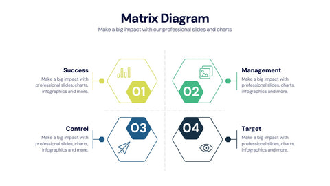 Matrix Diagram Infographics