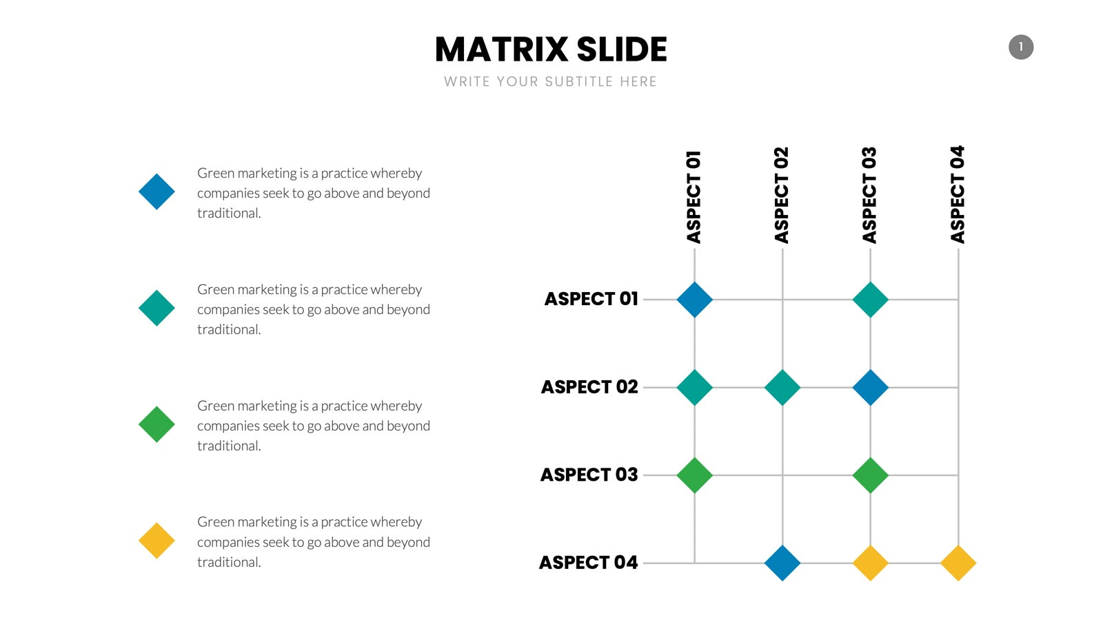 Matrix Infographics