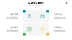 Matrix Infographics slide 11