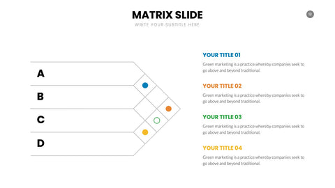 Matrix Infographics for 2x2 Analysis & Strategy