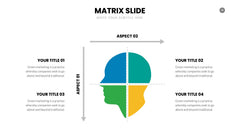 Matrix Infographics slide 13