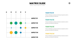 Matrix Infographics slide 16