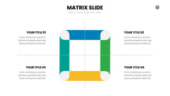 Matrix Infographics slide 17