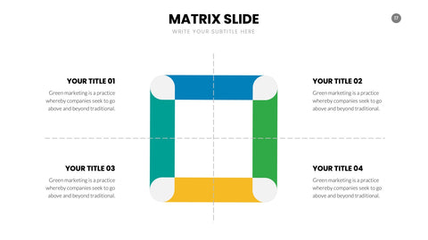 Matrix Infographics for 2x2 Analysis & Strategy