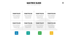 Matrix Infographics slide 20