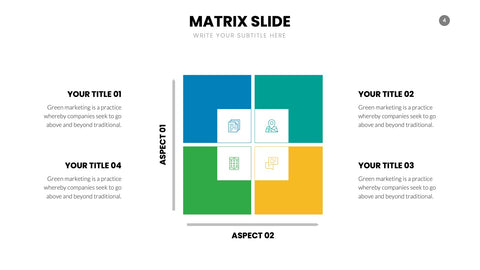 Matrix Infographics for 2x2 Analysis & Strategy
