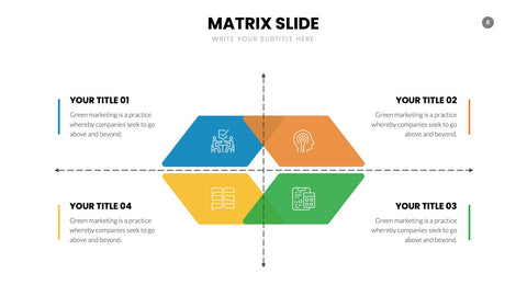 Matrix Infographics for 2x2 Analysis & Strategy