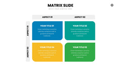 Matrix Infographics slide 9