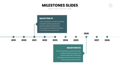 Milestones Infographics slide 4