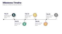 Milestones Timeline Presentation slide 5