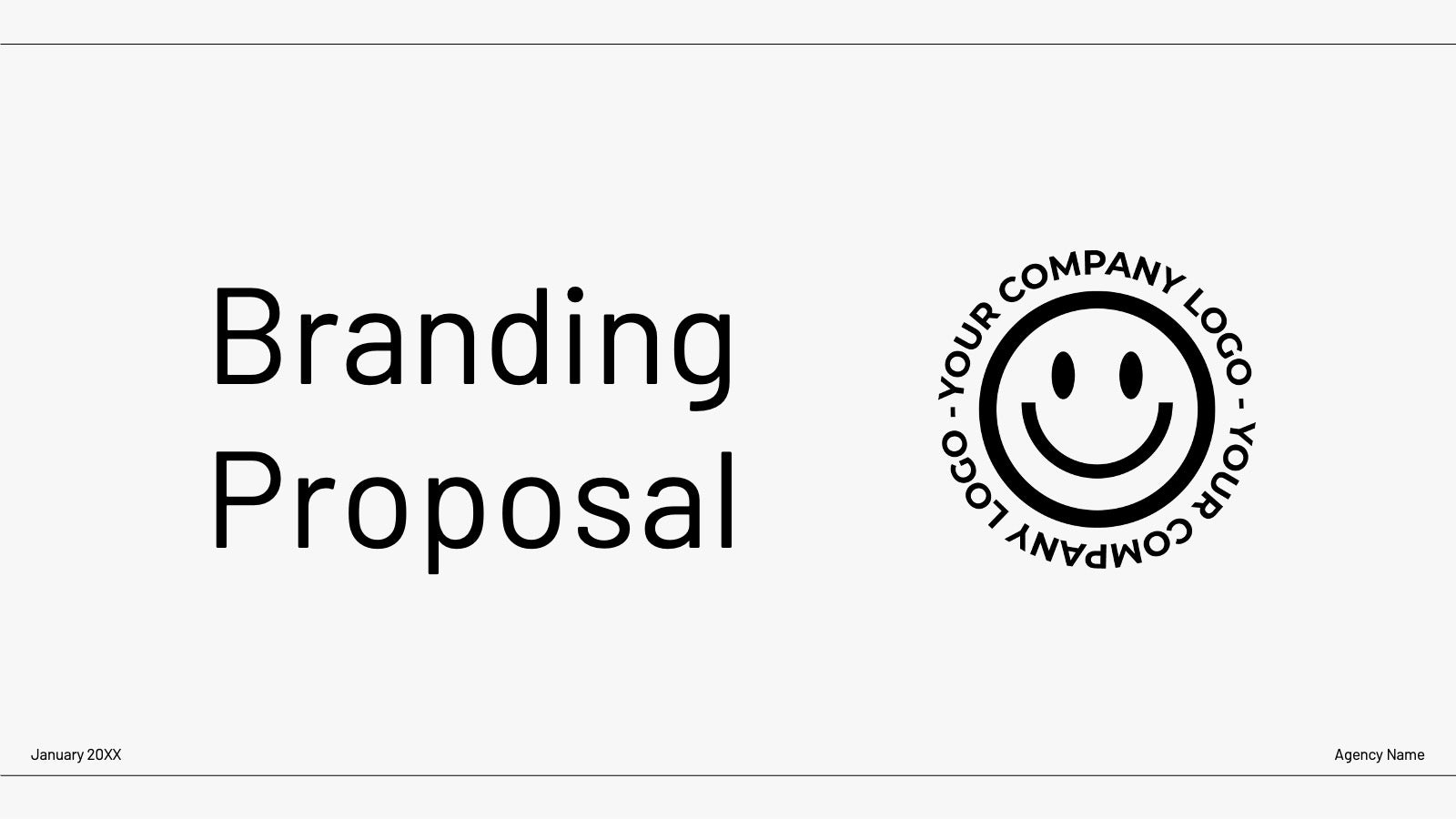 Minimalist Branding Proposal Presentation