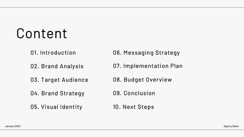 Minimalist Branding Proposal Presentation