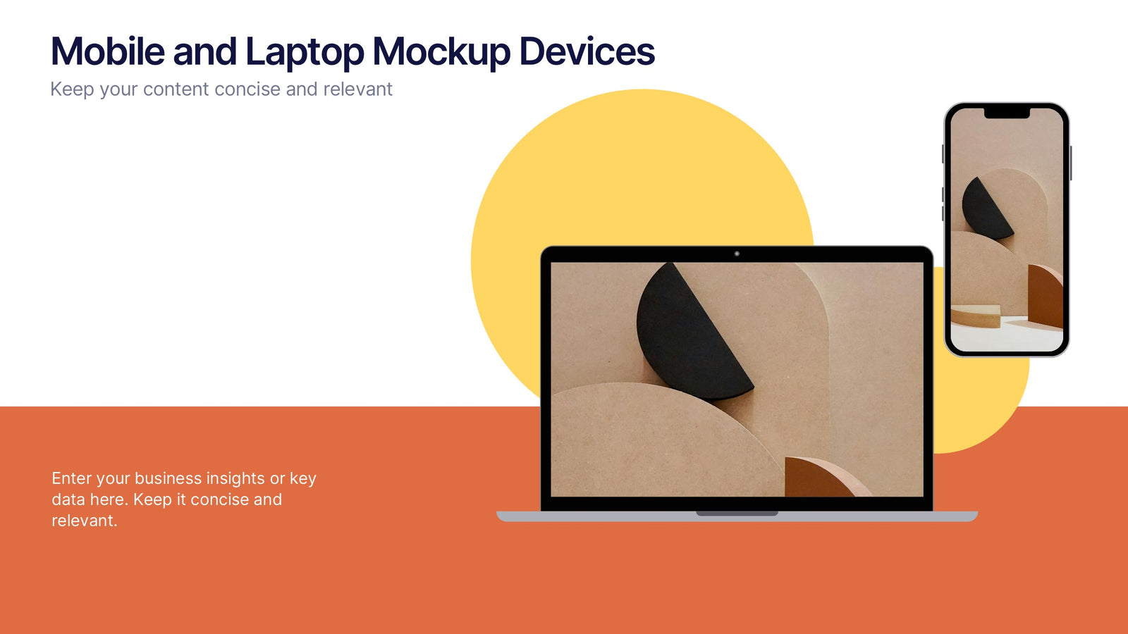 Mobile and Laptop Mockup Devices Presentation