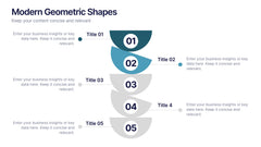 Modern Geometric Shapes Presentation slide 3