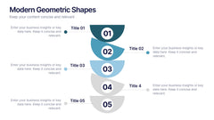 Modern Geometric Shapes Presentation slide 4