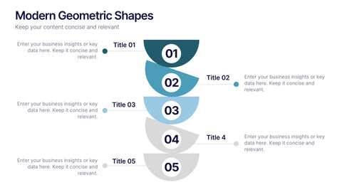 Modern Geometric Shapes Presentation