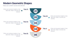 Modern Geometric Shapes Presentation slide 5