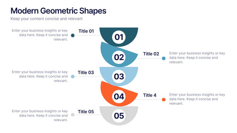 Modern Geometric Shapes Presentation