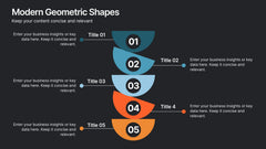 Modern Geometric Shapes Presentation slide 6