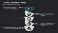 Modern Geometric Shapes Presentation slide 7