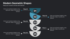Modern Geometric Shapes Presentation slide 8