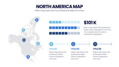 North America Map Infographics slide 17