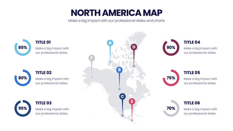 North America Map Infographics