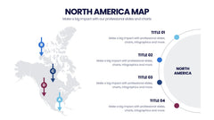 North America Map Infographics slide 7