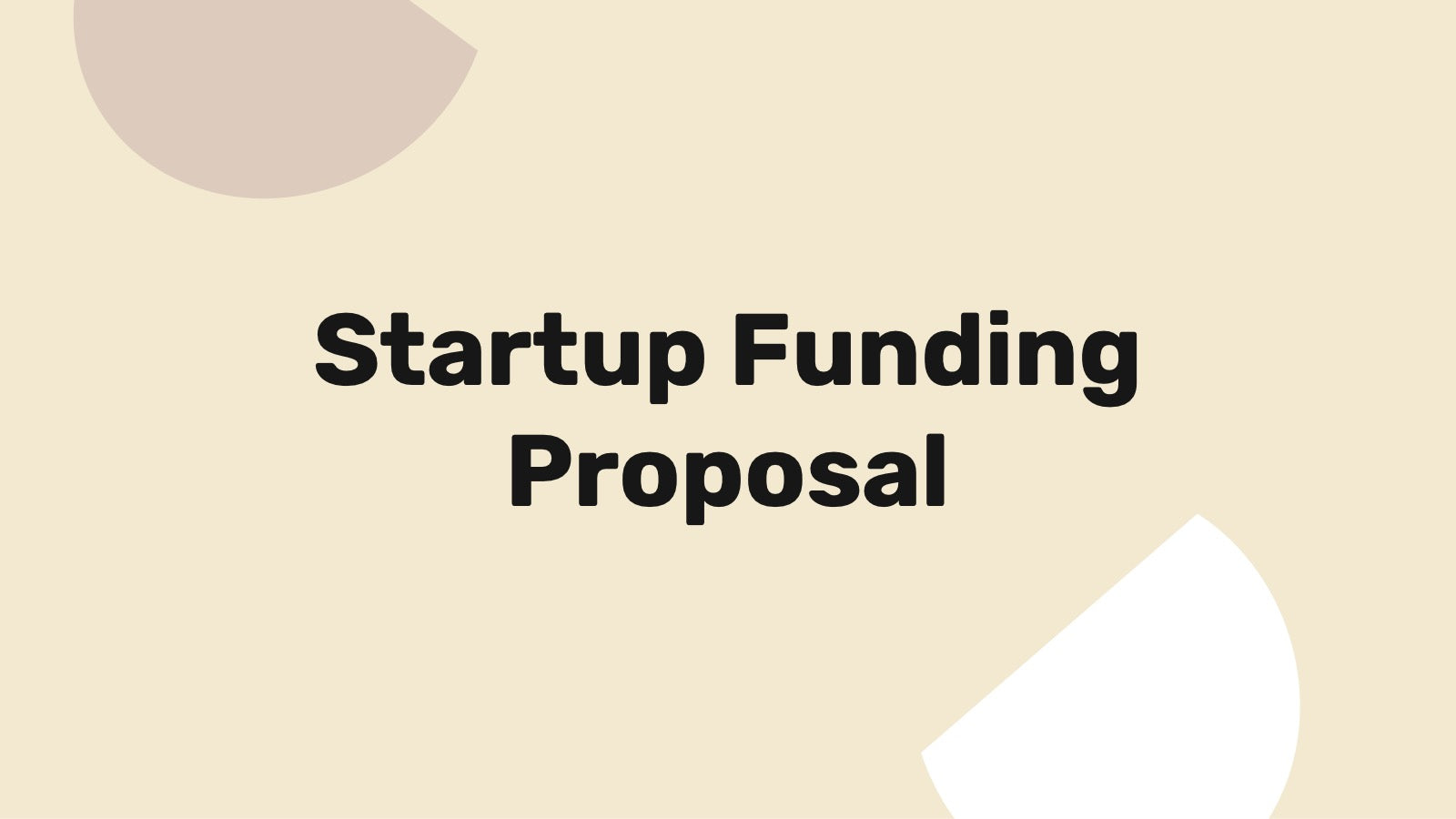 Nova Startup Funding Proposal Presentation