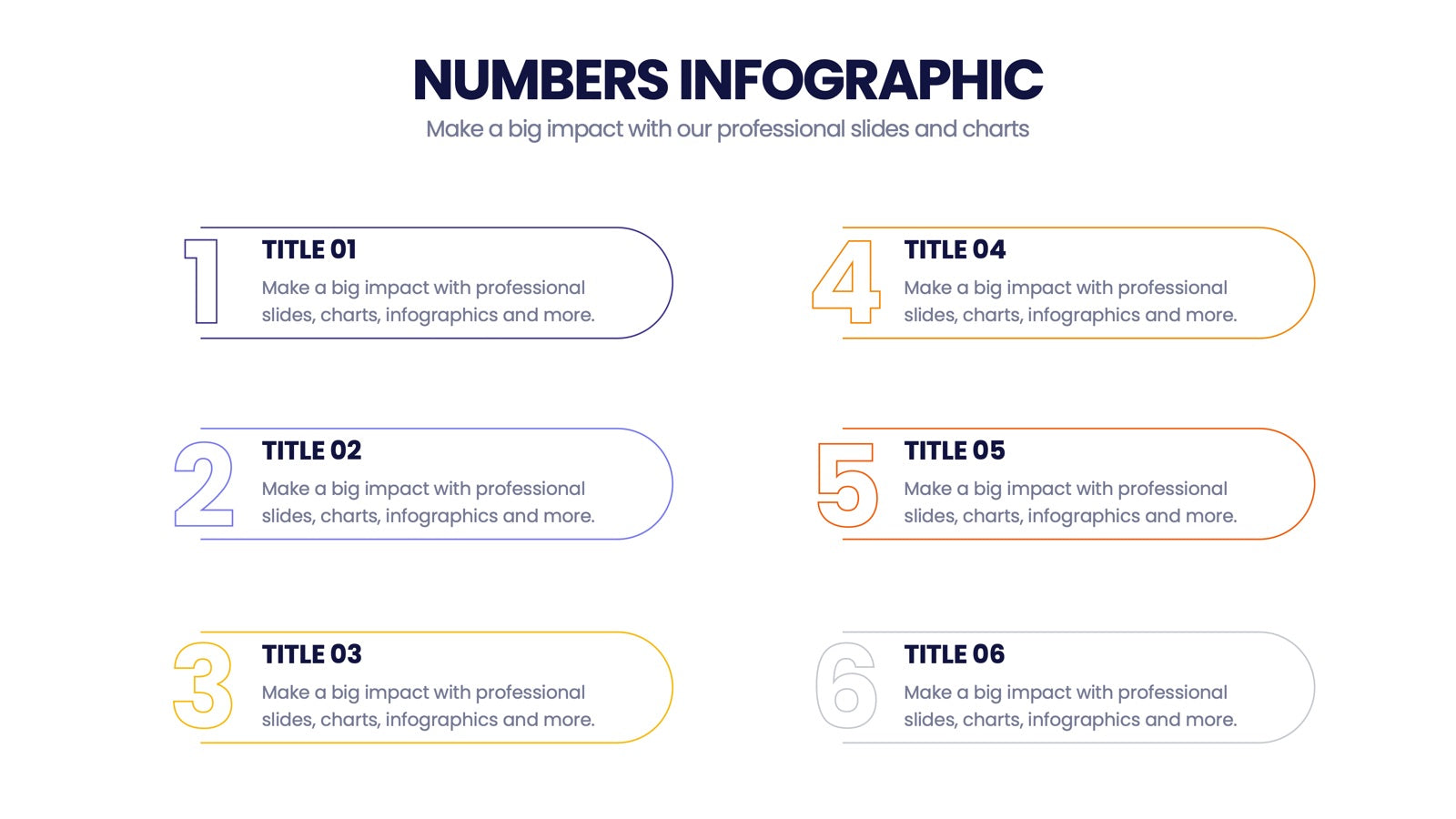 Numbers Infographics