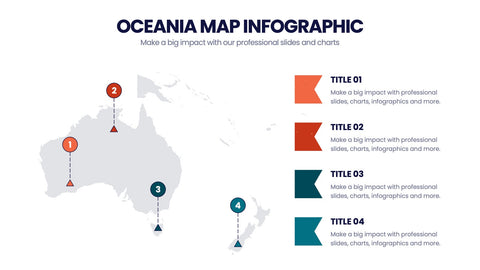 Oceania Map Infographics