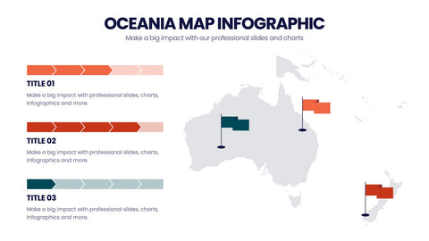 Oceania Map Infographics