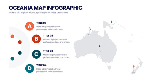 Oceania Map Infographics