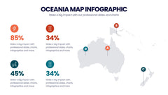 Oceania Map Infographics slide 4
