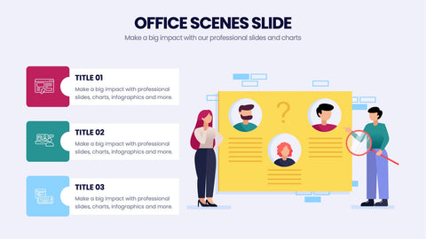 Office Scenes Infographics
