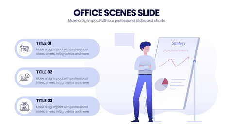 Office Scenes Infographics