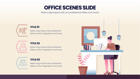 Office Scenes Infographics
