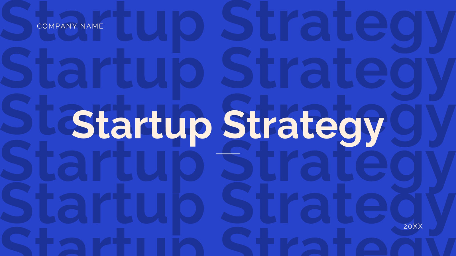 Oracle Startup Strategy Presentation