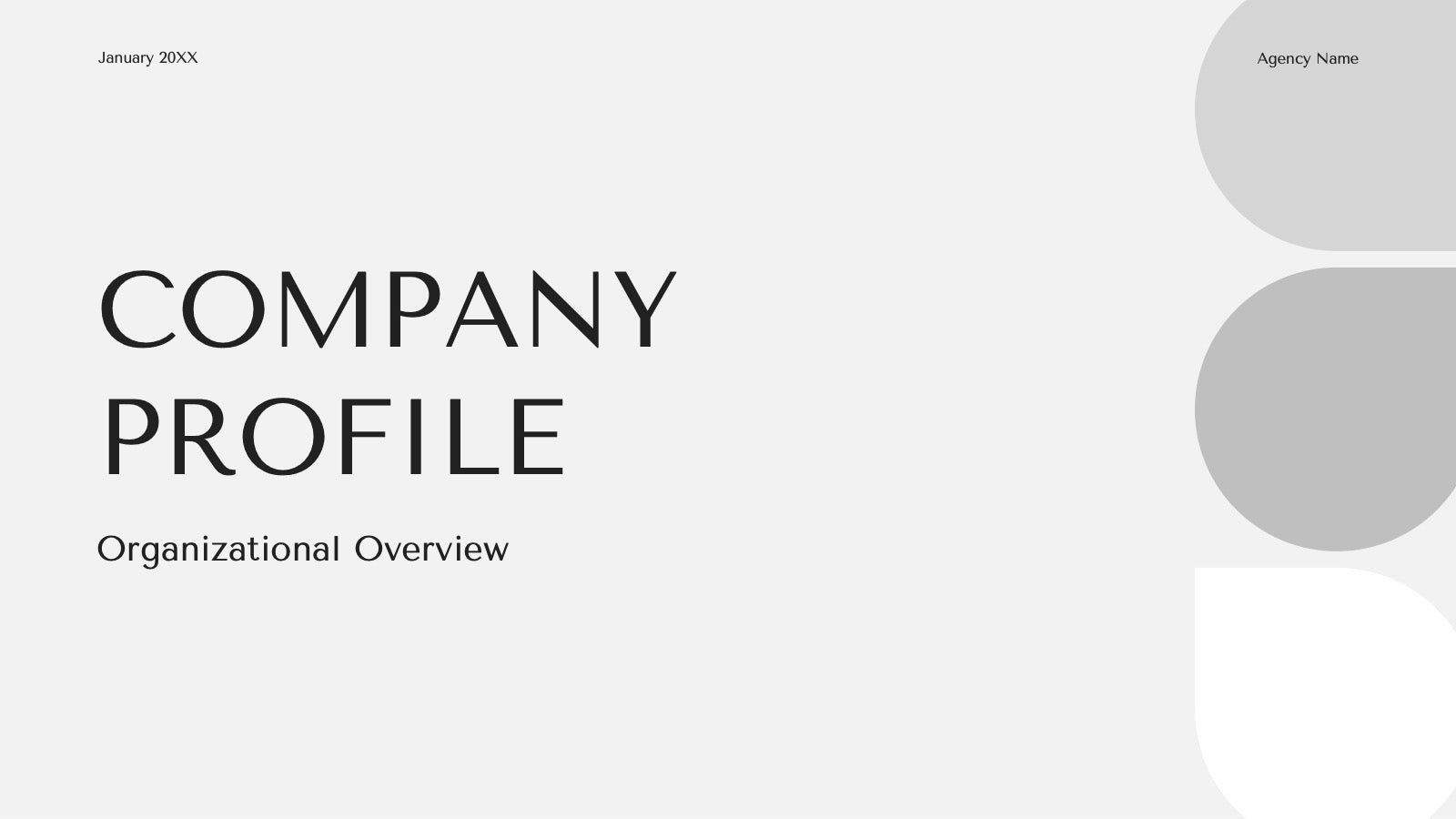 Organizational Company Profile Presentation