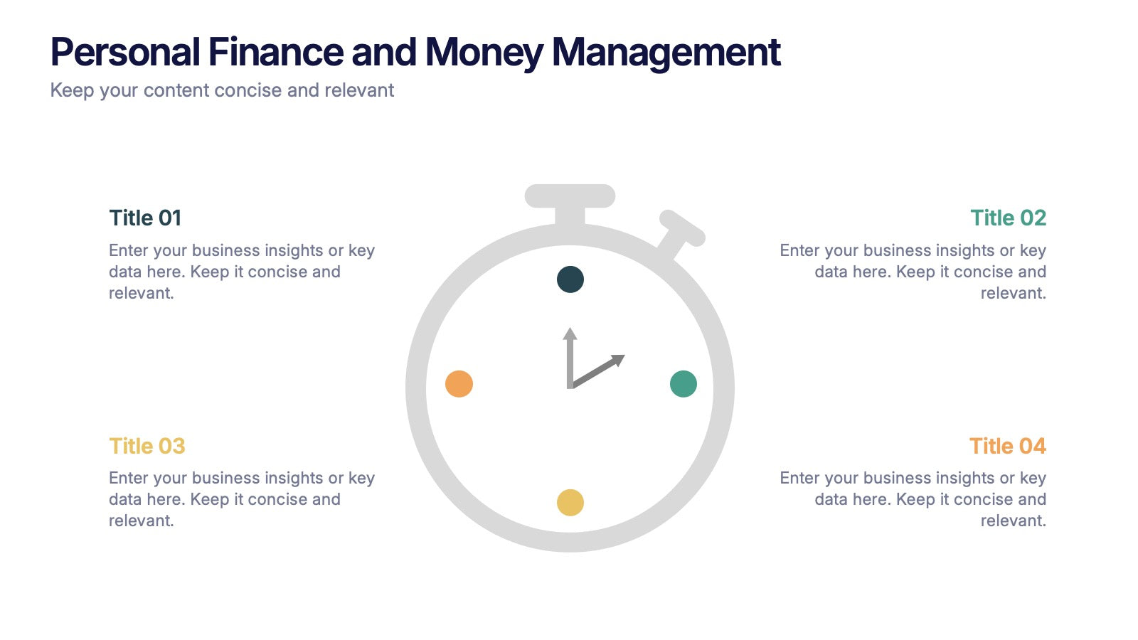 Personal Finance and Money Management Presentation