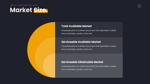 Pitch Deck Startup Presentation Template