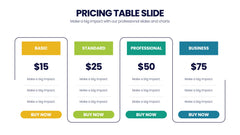 Pricing Table Infographics slide 10