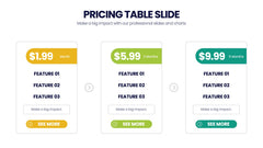 Pricing Table Infographics slide 8