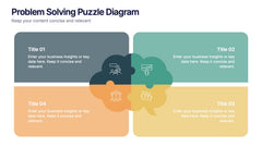 Problem Solving Puzzle Diagram Presentation