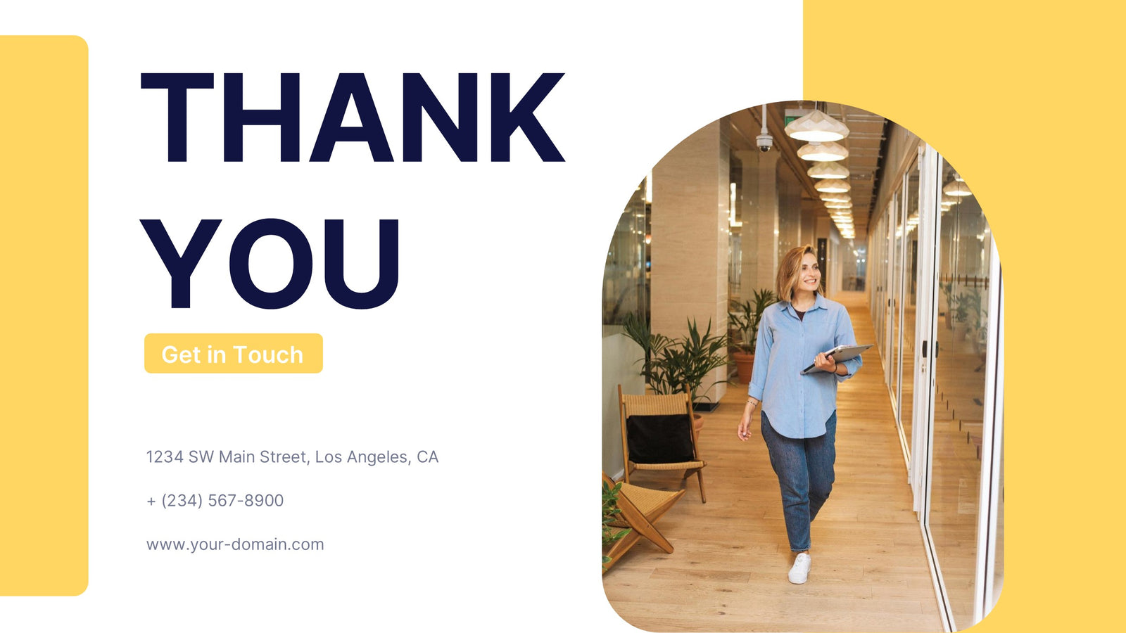 Professional Closing Thank You Presentation