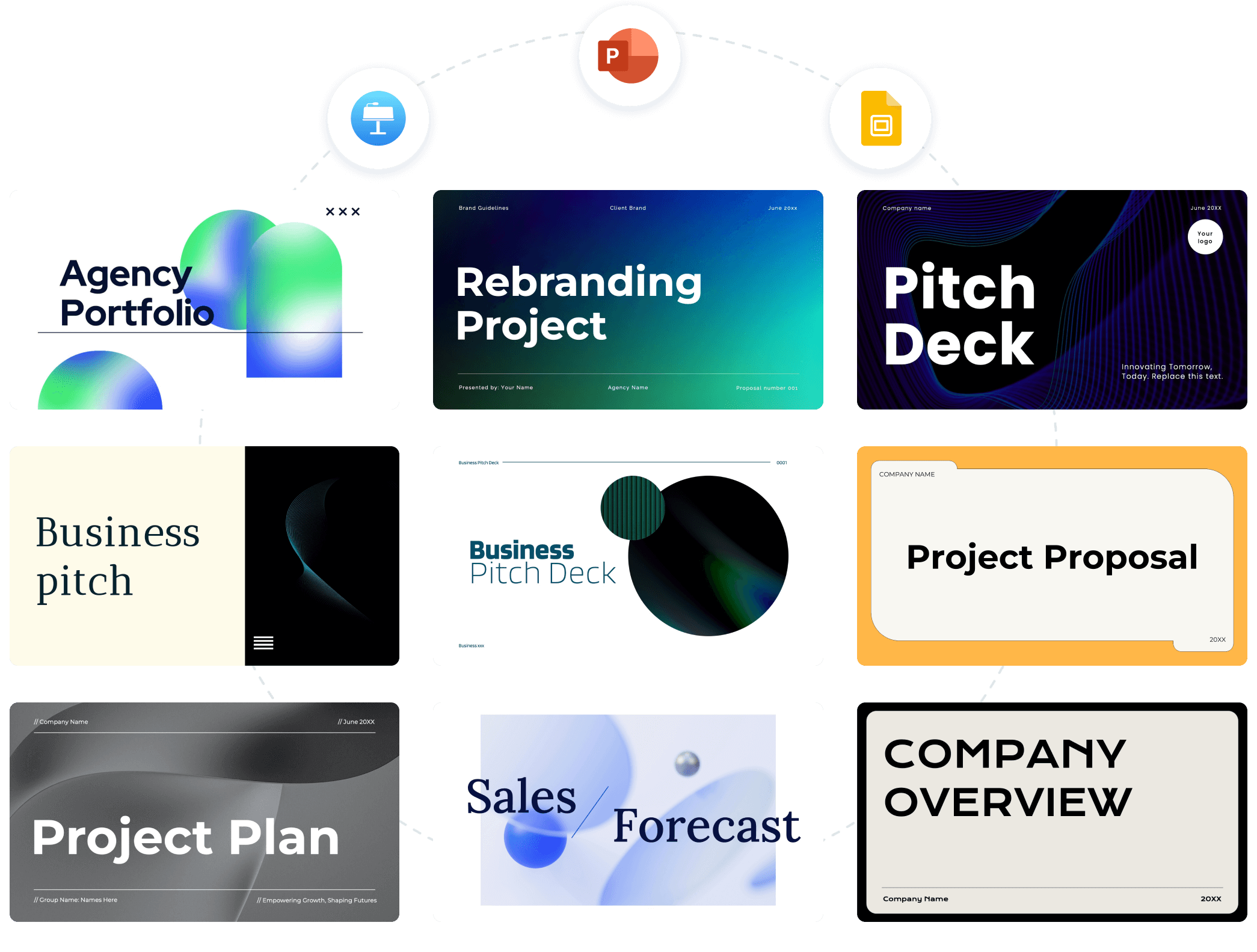 Professional PowerPoint presentation templates