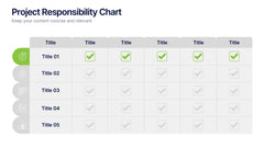 Project Responsibility Chart Presentation slide 2
