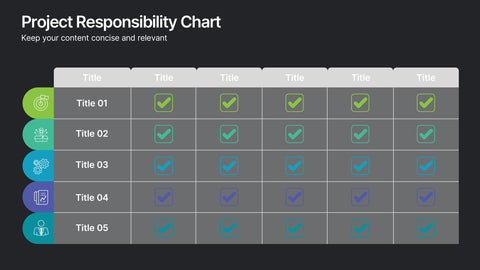Project Responsibility Chart Presentation